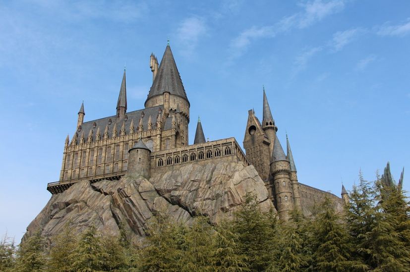 Hogwarts in Universal Studios Japan, trees
