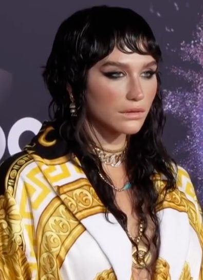 Kesha at the 2019 AMAs red carpet