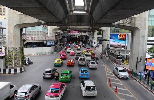 A road in Bangkok