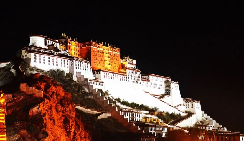 Temple in Tibet. 