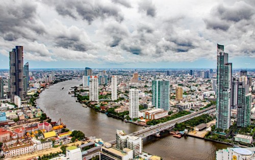 The city of Bangkok