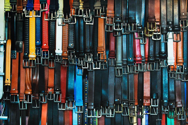 different types of belts