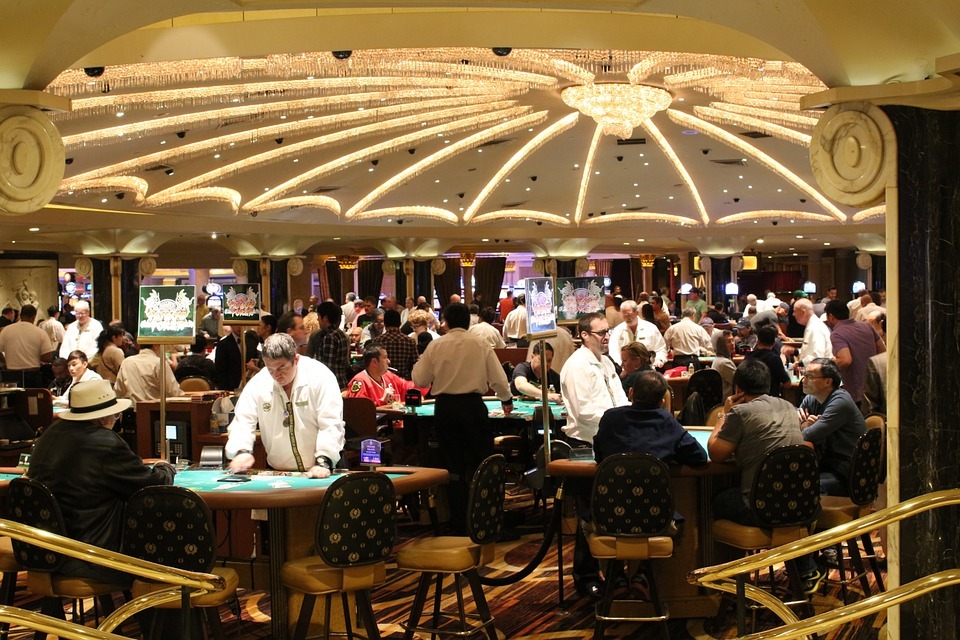 players inside a casino