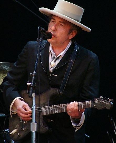Bob Dylan, onstage in Victoria-Gasteiz, at the Azkena Rock Festival