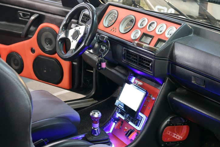 Custom car interior sound system