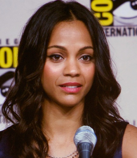 Zoe Saldaña at the "Entertainment Weekly: Wonder Women: Female Power Icons in Pop Culture" panel, Comic-Con