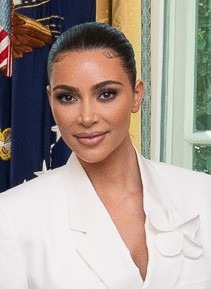 Kardashian at the White House in 2020