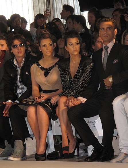 the Kardashian Sisters at Mercedes-Benz Fashion Week 2010
