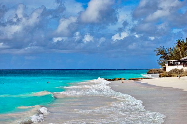 A beach in Barbados