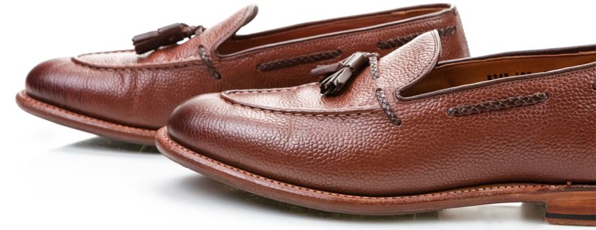 side view of a pair of Penny loafers