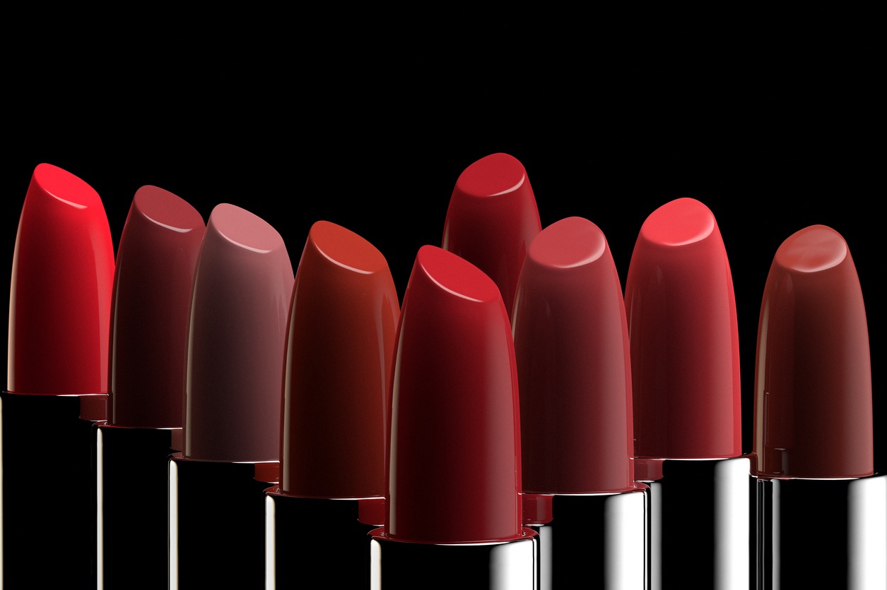 Different colors of lipstick