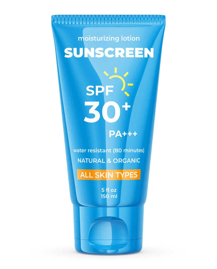 Sun protection lotion with SPF 30