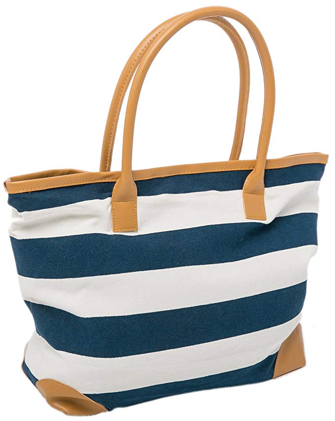 Airee-Fairee-Beach-Bag-Canvas-Tote-Bags-Striped-Summer-Nautical-Tote