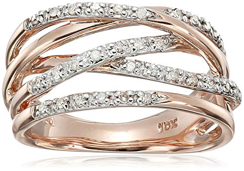 Amazon-Collection-10k-Rose-Gold-Woven-Diamond-Ring