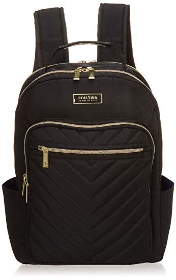 Kenneth-Cole-Reaction-Womens-Chevron-Quilted-Polyester-Twill-Laptop-Backpack-1