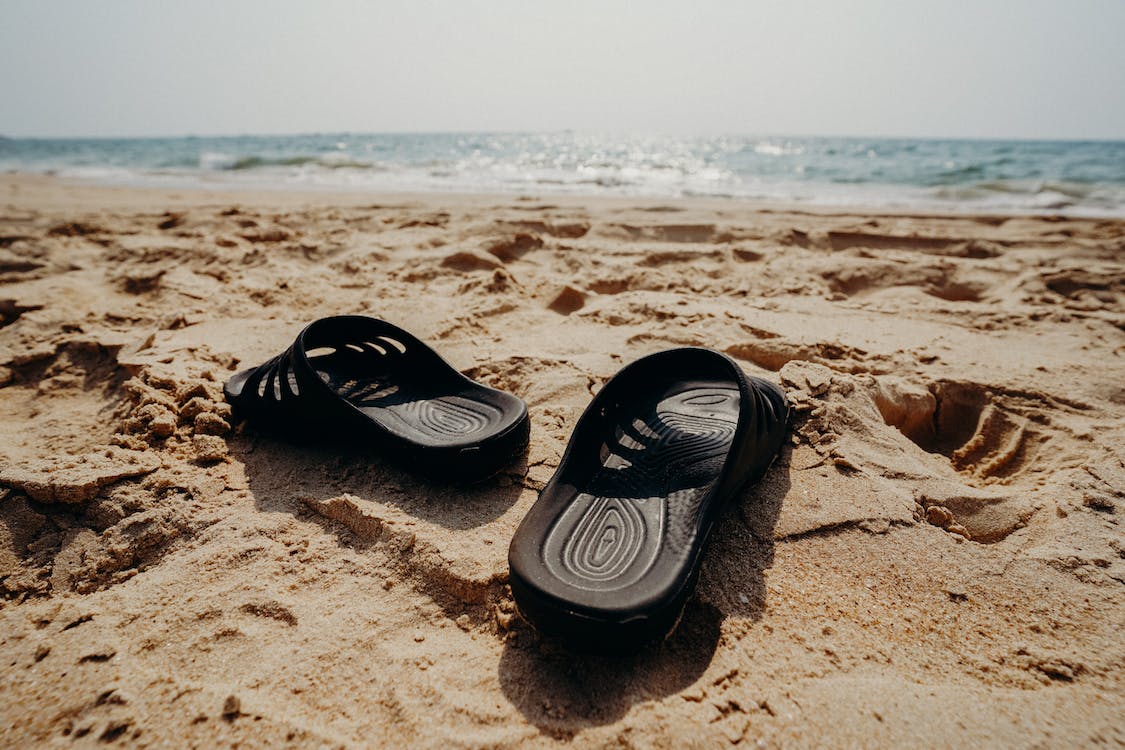 Slide Sandal on Sand