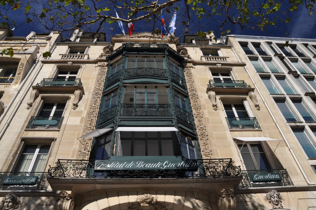 A Guerlain boutique on the Champs-Élysées, in Paris
