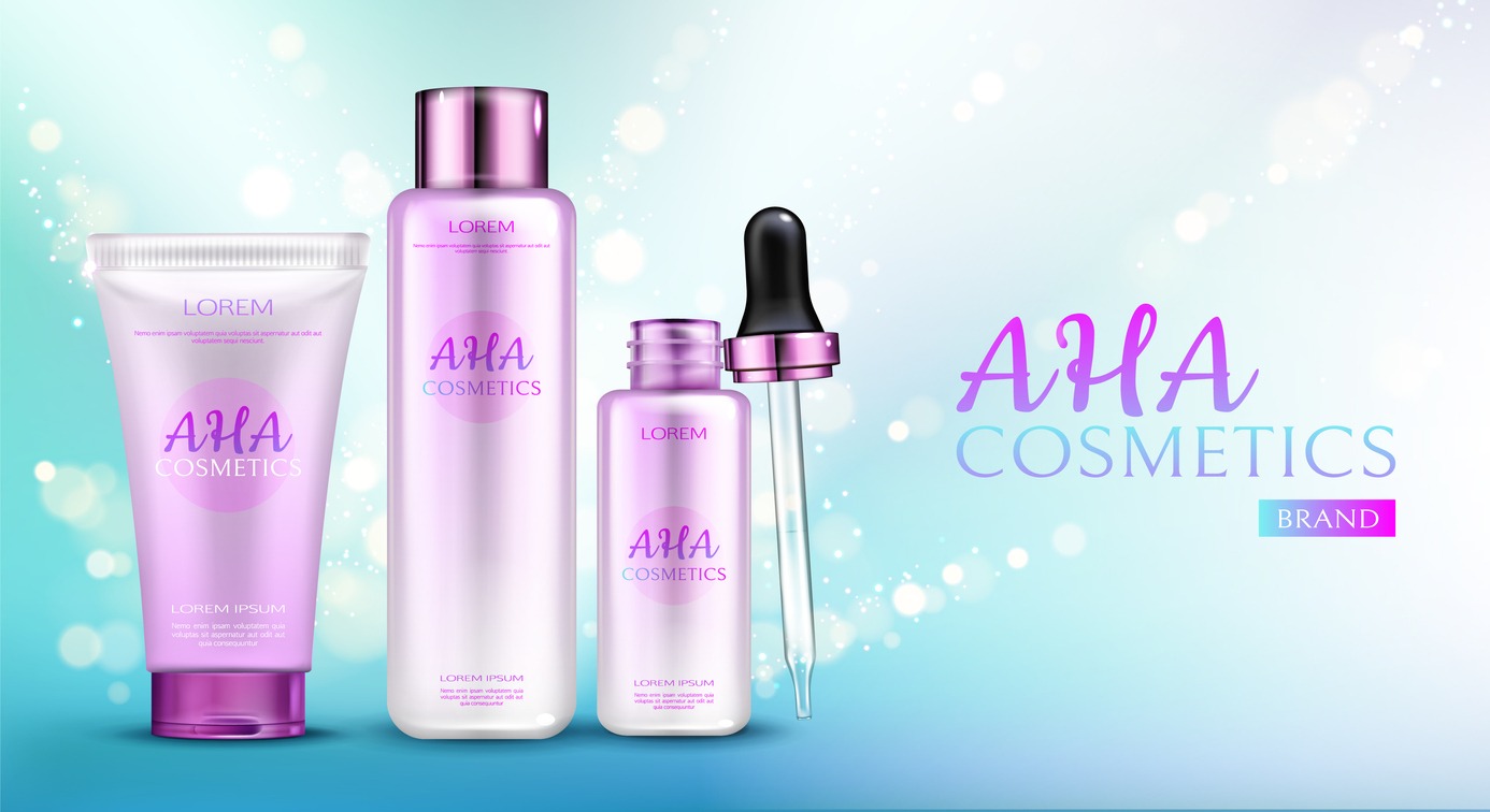 AHA in a bottle, serum, skincare product, beauty product