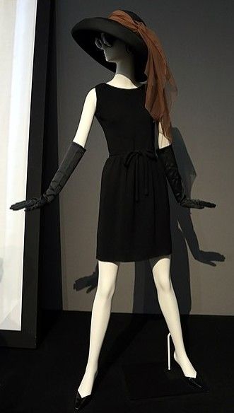 Givenchys-short-dress-and-hat-on-display