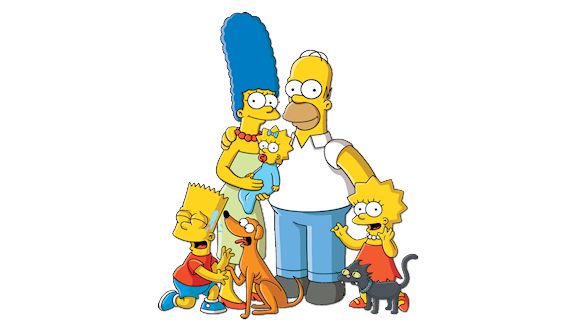 Illustration-of-the-Simpsons-family