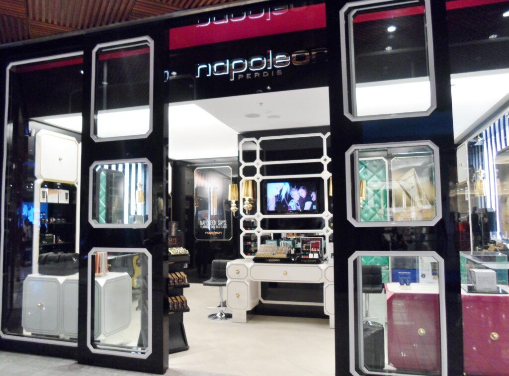 A Napoleon Perdis Concept Store in downtown Sydney