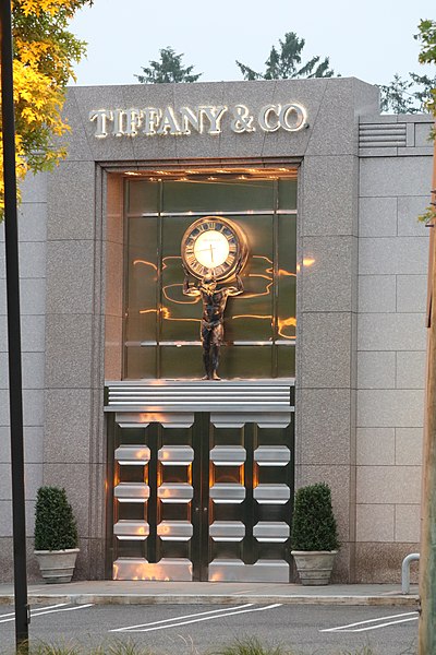 Tiffany and Co. building, a subsidiary company of LVMH