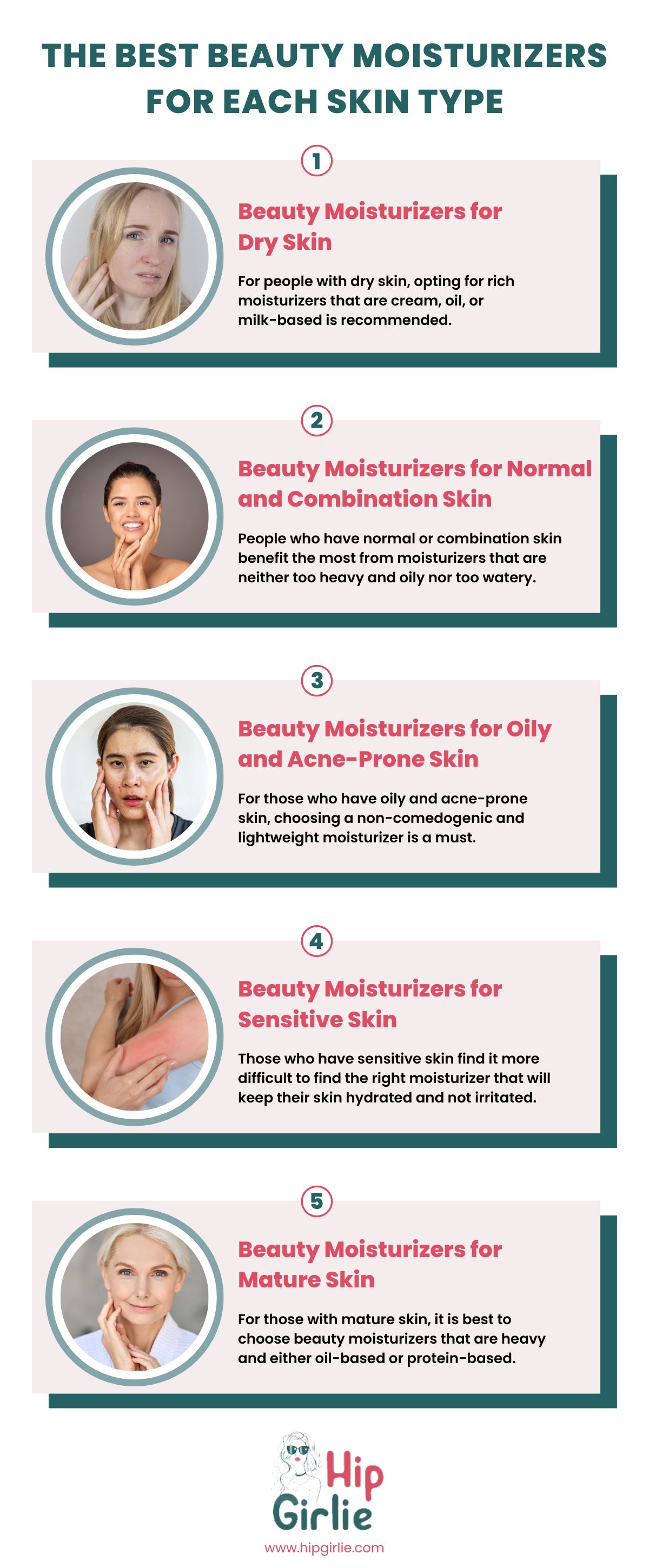 The Best Beauty Moisturizers for Each Skin Type