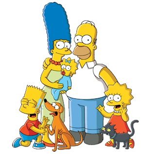 The-Simpsons-yellow-characters-portrait-of-a-family