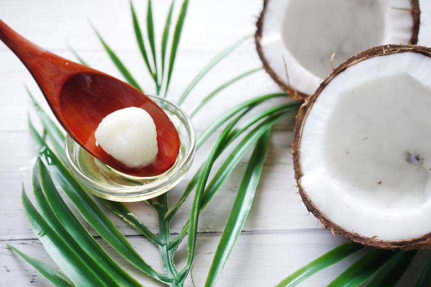 What are the benefits of coconut oil and butter for the skin