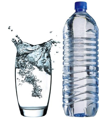 a-glass-with-water-and-a-water-bottle-filled-with-water